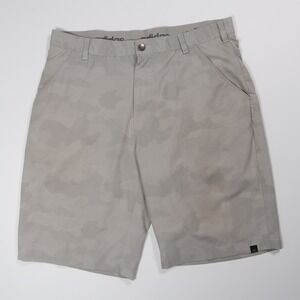 Adidas Golf 365 Shorts Lightweight Performance Athletic Gray Camo Pattern‎ 34